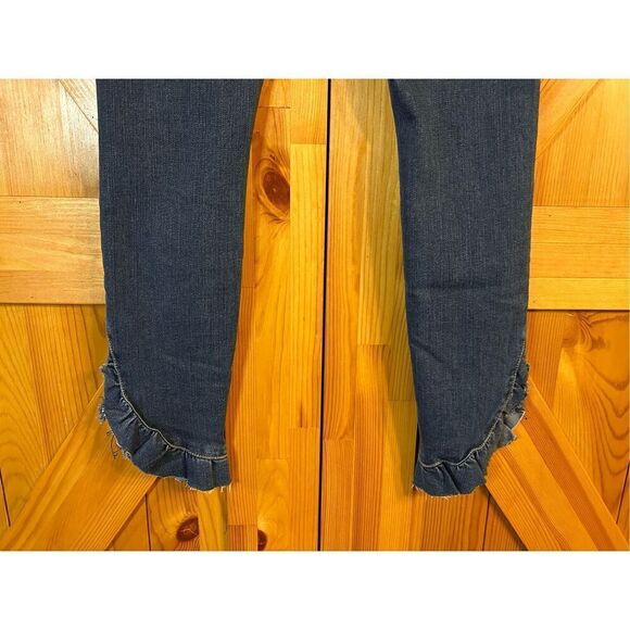 Joe’s Jeans Womens The Icon Mid Rise Skinny Ankle Raw Hem Distressed Size 24 nwt - Picture 5 of 8